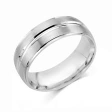 Camelot 14k White Gold Brushed One Line Wedding Band Engraved Wedding Rings Wedding Rings Wedding Bands