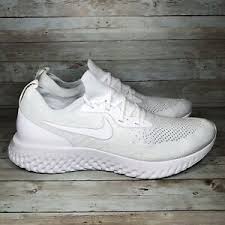 Women's nike epic react flyknit 2 in white/pink. Ø§Ù„Ø£Ø¹Ø±Ø§Ø¶ Ù†Ø·Ù‚ Ù…Ø¹Ø¬ÙˆÙ† Nike Running Epic React Flyknit Trainers In Triple White Psidiagnosticins Com