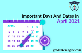 Праздники 01 апреля 2021 года. Important Days And Dates In April 2021 Upsc Ssc Bank Exams