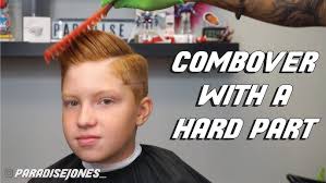 Kids Combover with Hard Part