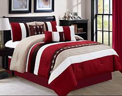 Shop ebay for great deals on california king comforters & bedding sets. Luxury 7 Piece Bed In Bag Comforter Set Oversized Cal King Burgundy Buy Online In Antigua And Barbuda At Antigua Desertcart Com Productid 48815145
