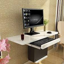 These desks usually provide enough space for all your gaming needs and come with various features that make gaming a little more organized. 14 Wall Mounted Computer Desk Ideas Home Office Design Wall Mounted Computer Desk Computer Desk