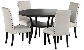 Roundhill furniture arch turned leg dining chair, set of 2, weathered oak. Roundhill Furniture D162ta Biony Dining Collection Espresso Wood Set Fabric Nailhead Chairs Click Image For More D Tan Dining Rooms Nailhead Chair Furniture