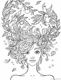 My first big book of easy educational coloring pages of animal letters a to z for boys & girls, little kids, preschool and kindergarten go inspire publishing 4.8 out of 5 stars 1,463 Adult Coloring Pages Girl With Hair Easy Adult Printable 2020 031 Coloring4free Coloring4free Com