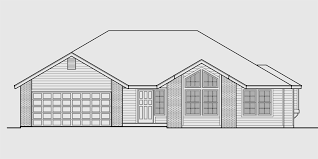 Maybe you would like to learn more about one of these? One Level House Plan 3 Bedroom 2 Bath 2 Car Garage 55 Ft Wide