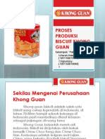 Industri makanan ini memproduksi biskuit dan wafer yang bisa dibilang cukup melegenda di indonesia. Proses Produksi Biscuit Khong Guan