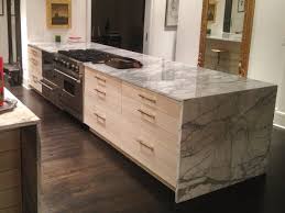 marble counters on white kitchen