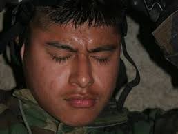 Lance Cpl. Edgar Carrasco, a fiscal clerk with 1st