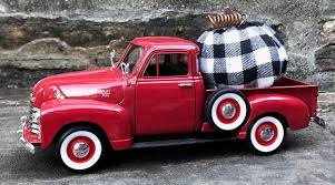 Diecast Vintage Pickup Truck Fall Truck Decor Farmhouse Truck Decor Vintage Truck Little Red Truc Pickup Trucks Vintage Pickup Trucks Pickup Truck Accessories