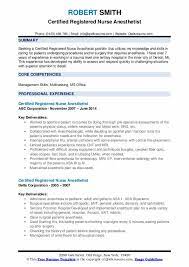 Intensive care unit nurse resume sample. Certified Registered Nurse Anesthetist Resume Samples Qwikresume