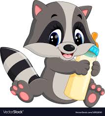Illustration Of Baby Raccoon Cartoon Download A Free Preview Or High Quality Adobe Illustrator Ai Eps Pdf Dessin Enfantin Bebe Raton Laveur Tirages Gratuits