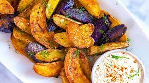 Roasted Fingerling Potatoes With Craveable Sauce
