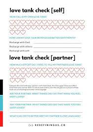Love Tank Check Free Relationship Worksheet Relationship Worksheets Couples Therapy Worksheets Marriage Counseling Worksheets