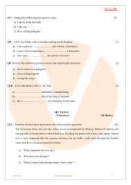 Cbse Sample Paper For Class 7 English With Solutions Mock Paper 1