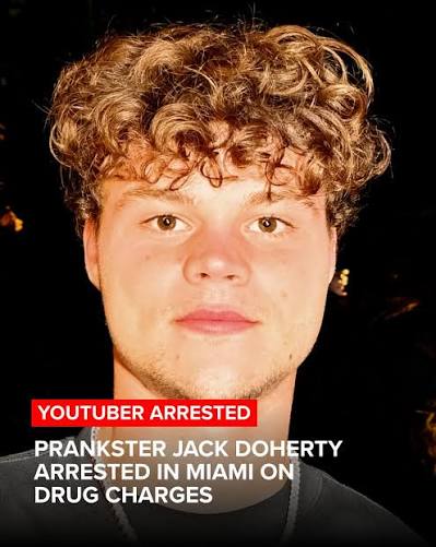 Jack Doherty, who has over 15 million YouTube subscribers, was arrested early Saturday after blocking traffic to film content. He faces drug possession and resisting charges. https://www.wusa9.com/article/news/nation-world/youtuber-jack-doherty ...