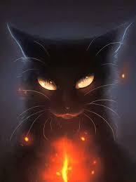 Watch online subbed at animekisa. Pin By Le Raseira On Halloween Black Cat Art Cat Art Warrior Cats Art