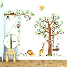 Monkey Tree Wall Decals For Nursery 8 Little Monkeys And