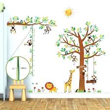 monkey tree wall decals for nursery 8 little monkeys and