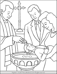 Jesus uses a boy's lunch to feed 5,000 people. Baptism Archives The Catholic Kid Catholic Coloring Pages And Games For Children