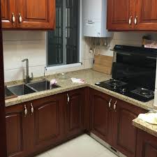 L Shaped Unfinished Oak Solid Wood Door Cleaning Kitchen Cabinets Buy Oak Kitchen Cabinets Unfinished Oak Kitchen Cabinet Cleaning Oak Kitchen Cabinets Product On Alibaba Com