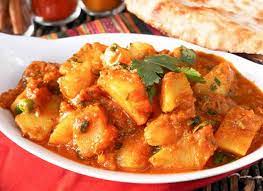 Aloo Vindaloo Recipe Yummly Vindaloo Recipe Vegetarian Vindaloo Potato Vindaloo Recipe