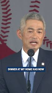 Hall of Fame joke delivery. #IchiroHOF