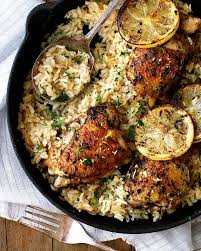 One Pot Greek Chicken And Lemon Rice Best Chicken And Rice Ever Recipe Greek Chicken Recipes Easy Mediterranean Diet Recipes Mediterranean Recipes