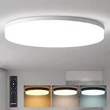 Other choices to increase overall brightness in your room are ceiling light fixtures, like chandelier ceiling fans. Oeegoo Led Flush Mount Ceiling Light Fixtures With Remote Control Round 8 6inch 18w 1800lm Super Bright Dimmable Ceiling Lighting Fixtures For Bedroom Bathroom Kitchen Kids Room 3000k 6500k Amazon Com