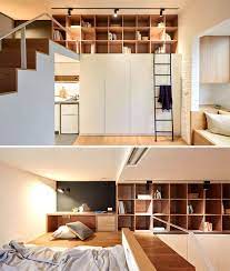 This contemporary one bedroom apartment has a small footprint but it's anything but minimalist. 50 Small Studio Apartment Design Ideas 2020 Modern Tiny Clever Interiorzine