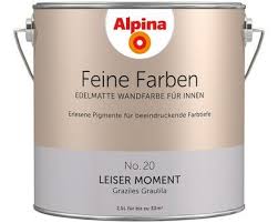 Alpina Feine Farben No 20 Leiser Moment Edelmatt 2 5 Liter Kaufen Bei Obi Wandfarbe Alpina Wandfarbe Feine Farben Finde jetzt schnell ► obi wandfarbe angebote der woche und den günstigsten preis.
