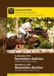 Si asa cu gandurile mele, am adormit subit, si cu lacrimi in ochi. November Auktion November Auction 2014 By Hannoveraner Verband Issuu