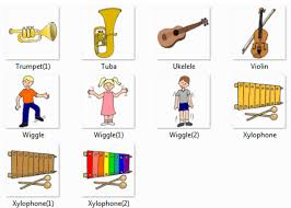 For c treble clef instruments. Musical Instruments Names With Names And Pictures Online Dictionary For Kids