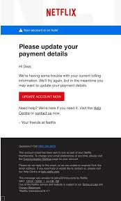 Pay netflix with credit card. Netflix Scam Email Phishing Message Seeking Updated Payment Info Reported