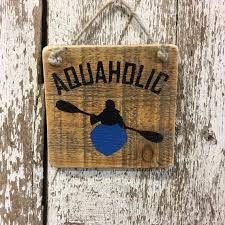 Kayak Decor Kayaking Gifts Kayaking Decor Kayak Gifts Kayak Etsy Kayak Decor Hand Painted Wood Sign Painted Wood Signs