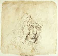 Durer Albrecht Self Portrait With A Bandage 1491 92 Pen Drawing On Paper Back Side 204 X 208 Mm Graphische S Albrecht Durer Albrecht Durer Courtauld Gallery