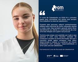 Testemunho da diplomada Leonor Costa do Curso Técnico/a de Cabeleireiro/a.