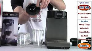 Its small size also makes it a great coffee maker for college dorms or small apartments. Review Bunn Mcu My Cafe Single Cup Multi Use Brewer K Cups Pods Ground Coffee Youtube