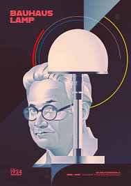 Table Lamp Wagenfeld embodies the essential idea that form follows  function. Illustration by W.Flemming. Discover the magic of frozen light.  shop.bauhaus-movement.com/tecnolumen-bauhaus