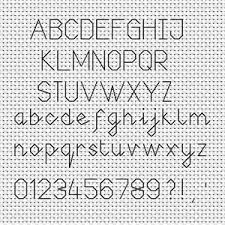 Choose the cross stitch or backstitch alphabet you like, and print your own words as charted design. Back Stitch Simple Font Cross Stitch Fonts Cross Stitch Letters Cross Stitch Letter Patterns