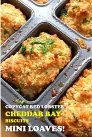 Easy Cheddar Bay Biscuits Recipe Red Lobster Copycat Recipe Pampered Chef Brownie Pan Recipes Pampered Chef Recipes Mini Loaf Cakes