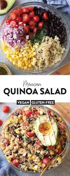 Make This Light And Refreshing Quinoa Salad Recipe With Ingredients You Probably Already Have On Quinoa Salad Recipes Vegan Salad Recipes Mexican Quinoa Salad