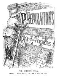 The treaty of versailles put restrictions on german military, placed massive fines, and basically put all the blame for the war on germany. Political Cartoon Of Treaty Of Versailles Describes How Germans Forced People To Change Things Li World History Teaching History Cartoon World History Lessons