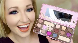 HEART SHAPED SHADOWS! Too Faced Chocolate Bon Bon Palette