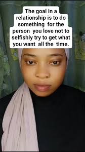 The goal in a relationśhip is to do something for the person you love not  to selfi šhly try to gey what you want all the time.. #viralsreels