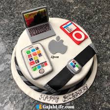 Two rectangular cake tins (25cm x 15cm). Apple Devices Cake Iphone Efren Cake