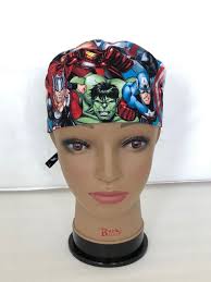 Unisex Scrub Hat-heroes Packed-regular & Euro Size-usa Made-scrub  Caps-surgical Cap-medical Hat-doctor-nurse-vet-chemo-dental