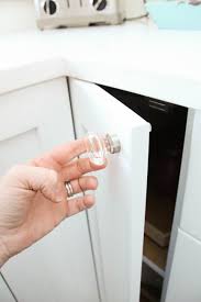 Under the drawer handle category: How To Install Cabinet Knobs With A Template A Trick For Avoiding Costly Mistakes The Happy Housie
