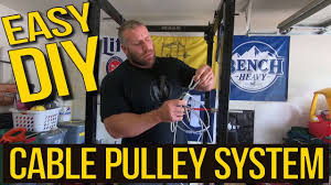 This is a great addition to any home gym. How To Make Your Own Cable Pulley System For Your Home Gym Youtube