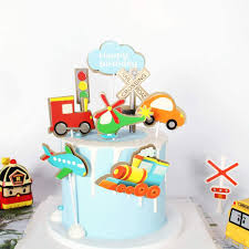 Check spelling or type a new query. Buy Purearte Diy Happy Birthday Transportation Theme Cake Decoration Set For Kids Party Decoration Car Train Plane Helicopter Props Online In Turkey B07wjz5f3k