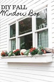 Window boxes bring the garden up close and at eye level to your house. Diy Fall Window Box Farmhouse On Boone